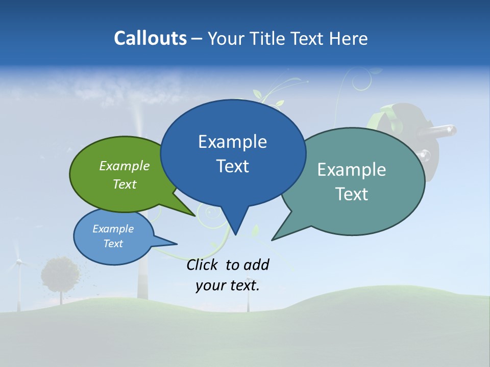 Klima Klimaneutral Atomausstieg PowerPoint Template