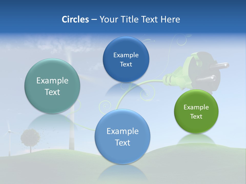 Klima Klimaneutral Atomausstieg PowerPoint Template