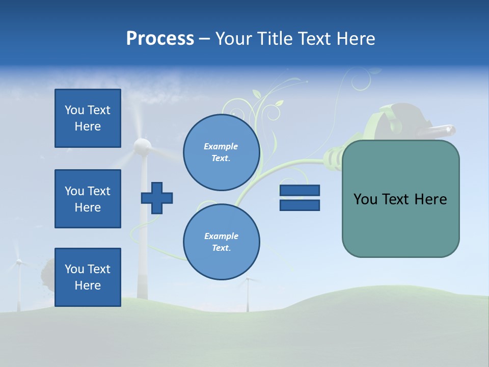 Klima Klimaneutral Atomausstieg PowerPoint Template