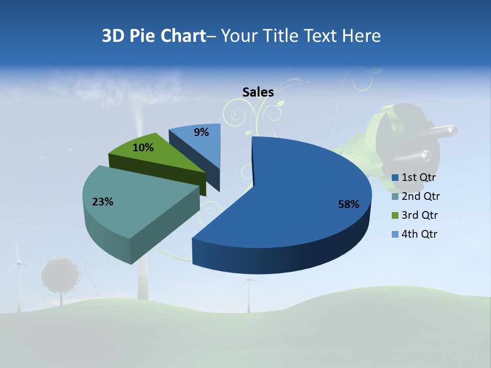 Klima Klimaneutral Atomausstieg PowerPoint Template