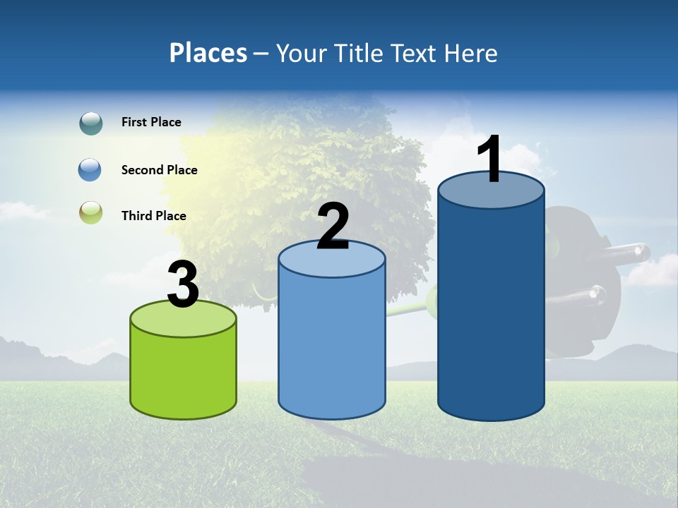 Windenergie Windig Himmel PowerPoint Template