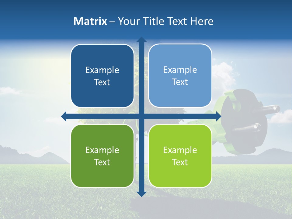 Windenergie Windig Himmel PowerPoint Template