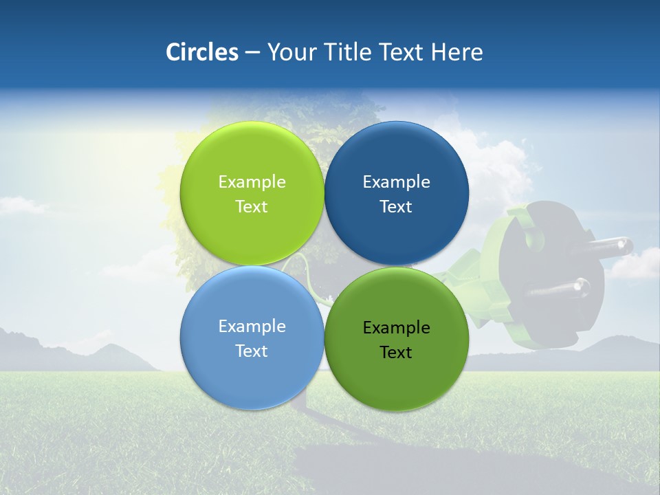 Windenergie Windig Himmel PowerPoint Template