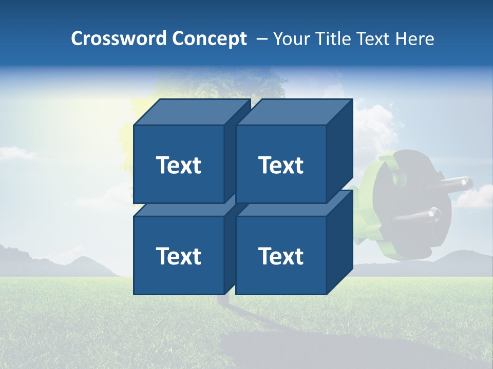 Windenergie Windig Himmel PowerPoint Template