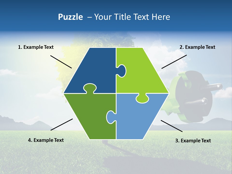 Windenergie Windig Himmel PowerPoint Template