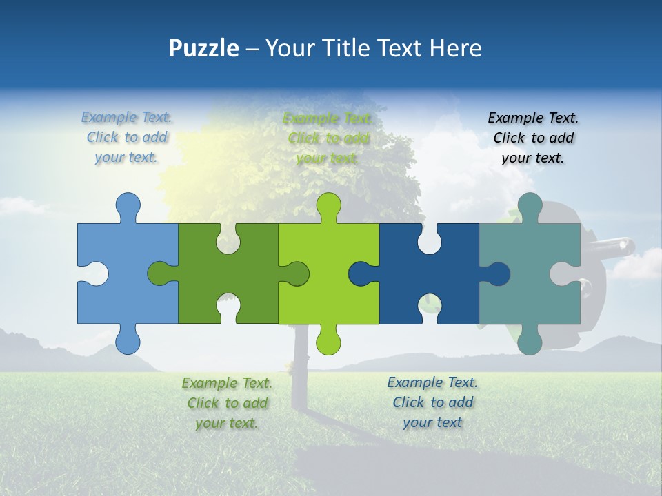 Windenergie Windig Himmel PowerPoint Template