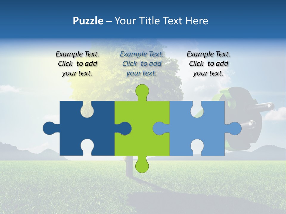 Windenergie Windig Himmel PowerPoint Template