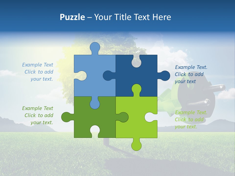 Windenergie Windig Himmel PowerPoint Template