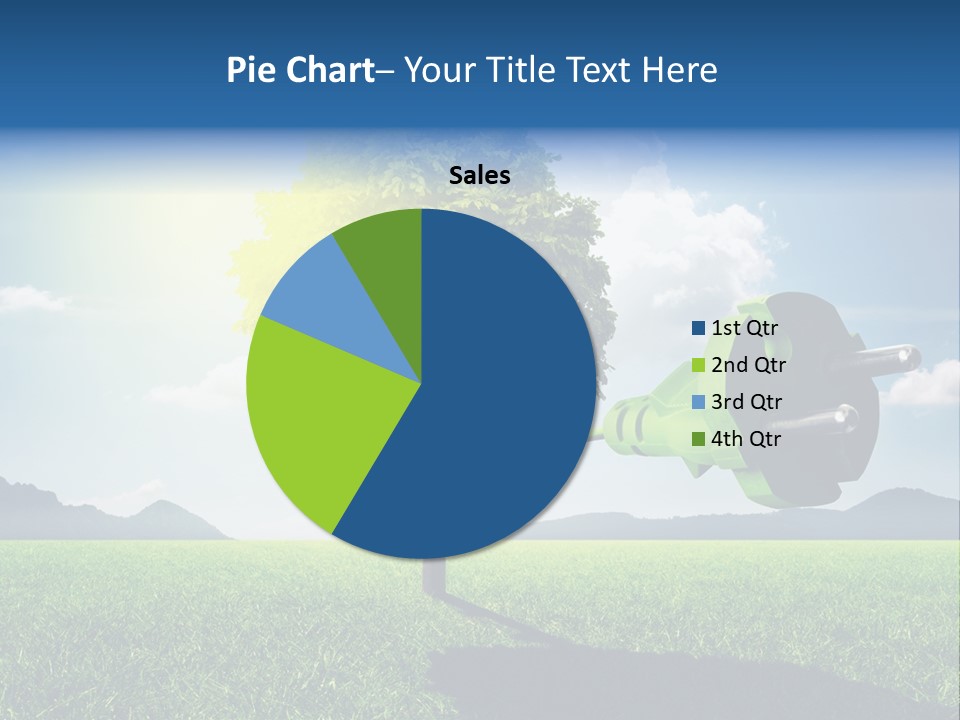 Windenergie Windig Himmel PowerPoint Template