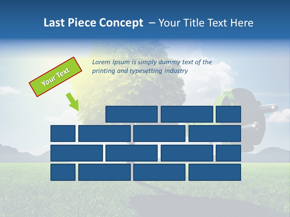 Windenergie Windig Himmel PowerPoint Template