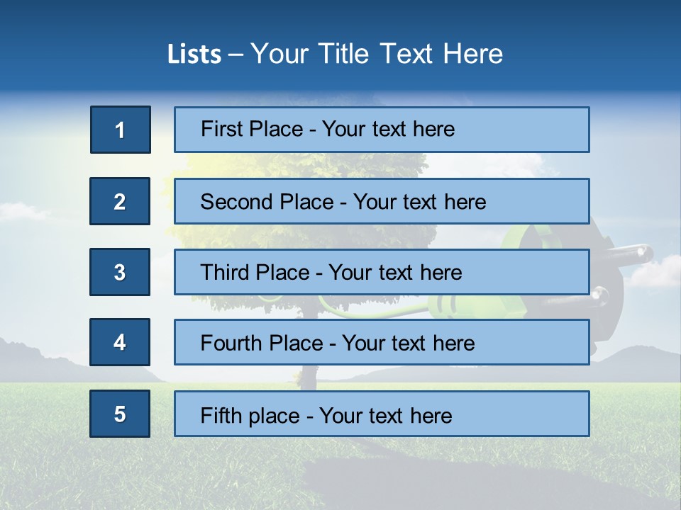 Windenergie Windig Himmel PowerPoint Template