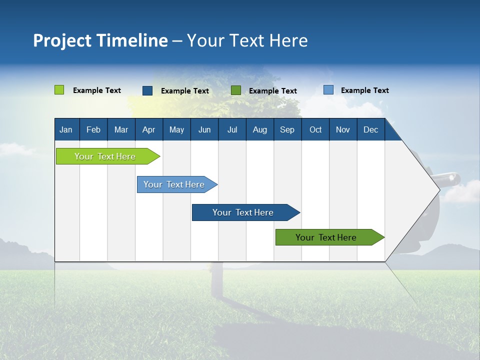 Windenergie Windig Himmel PowerPoint Template