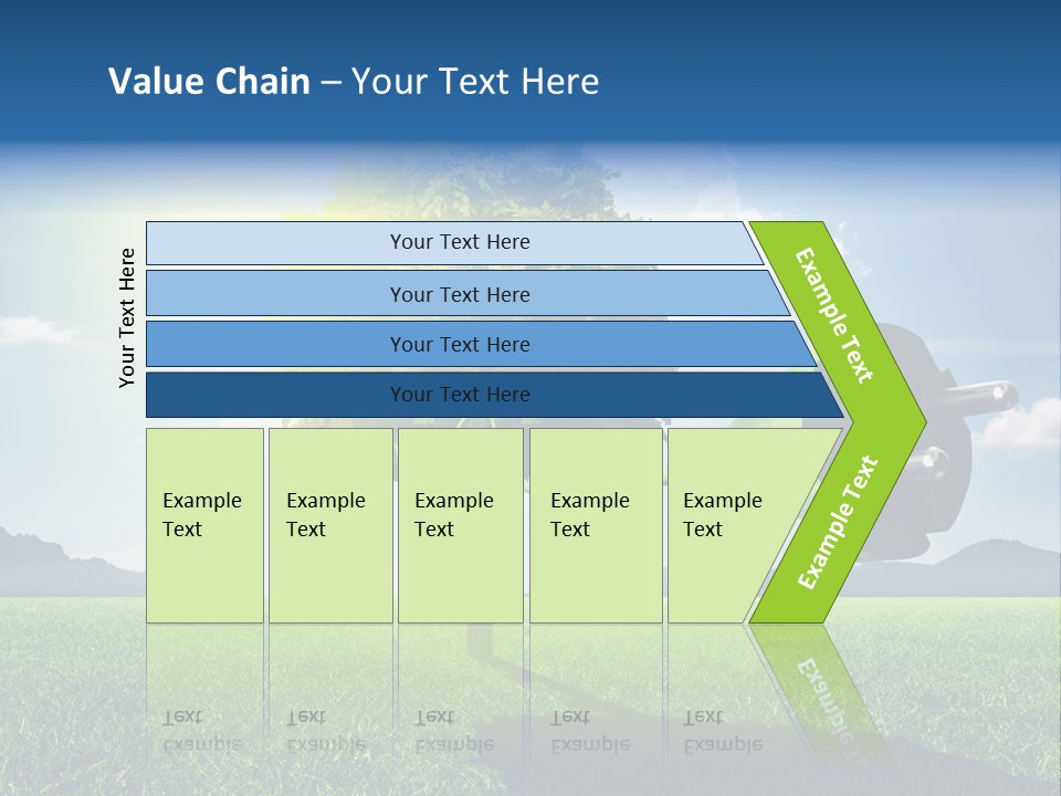 Windenergie Windig Himmel PowerPoint Template