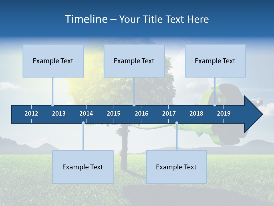 Windenergie Windig Himmel PowerPoint Template