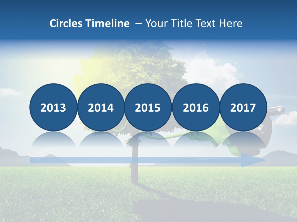 Windenergie Windig Himmel PowerPoint Template