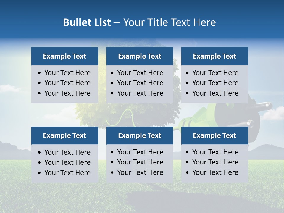 Windenergie Windig Himmel PowerPoint Template