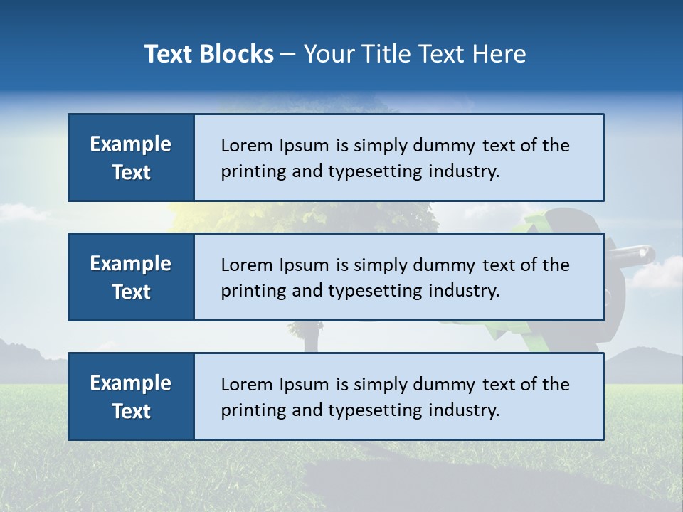 Windenergie Windig Himmel PowerPoint Template