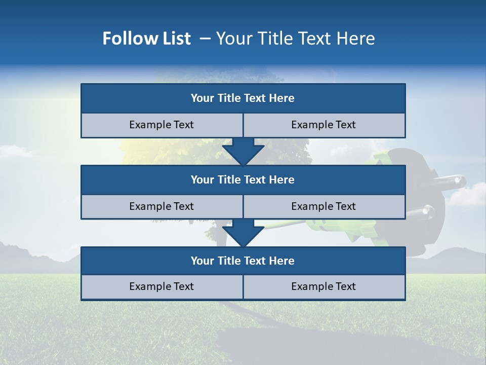 Windenergie Windig Himmel PowerPoint Template