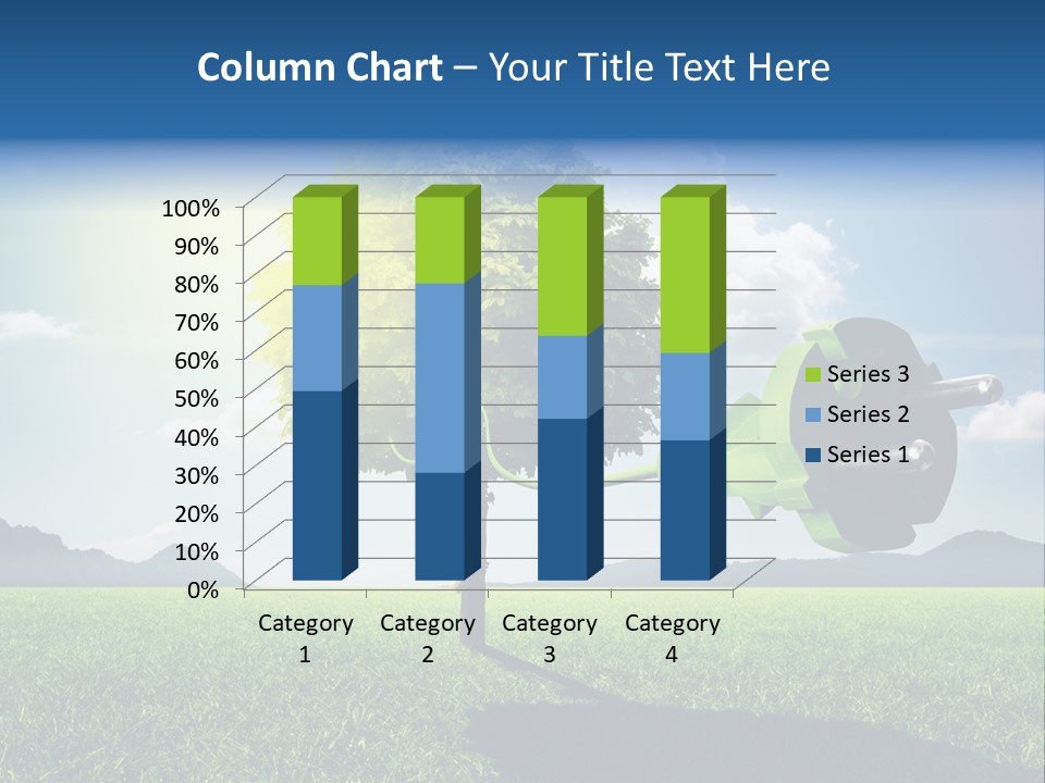 Windenergie Windig Himmel PowerPoint Template