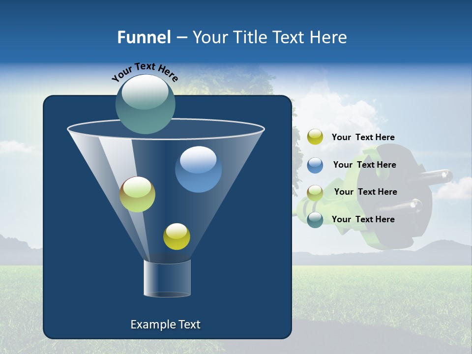 Windenergie Windig Himmel PowerPoint Template