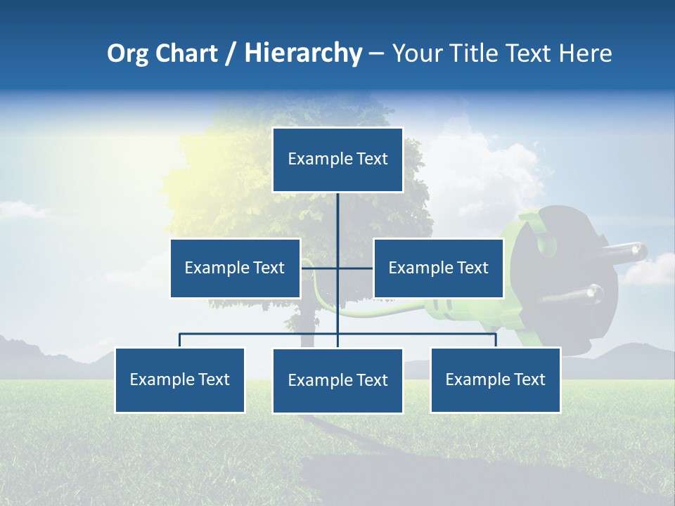 Windenergie Windig Himmel PowerPoint Template