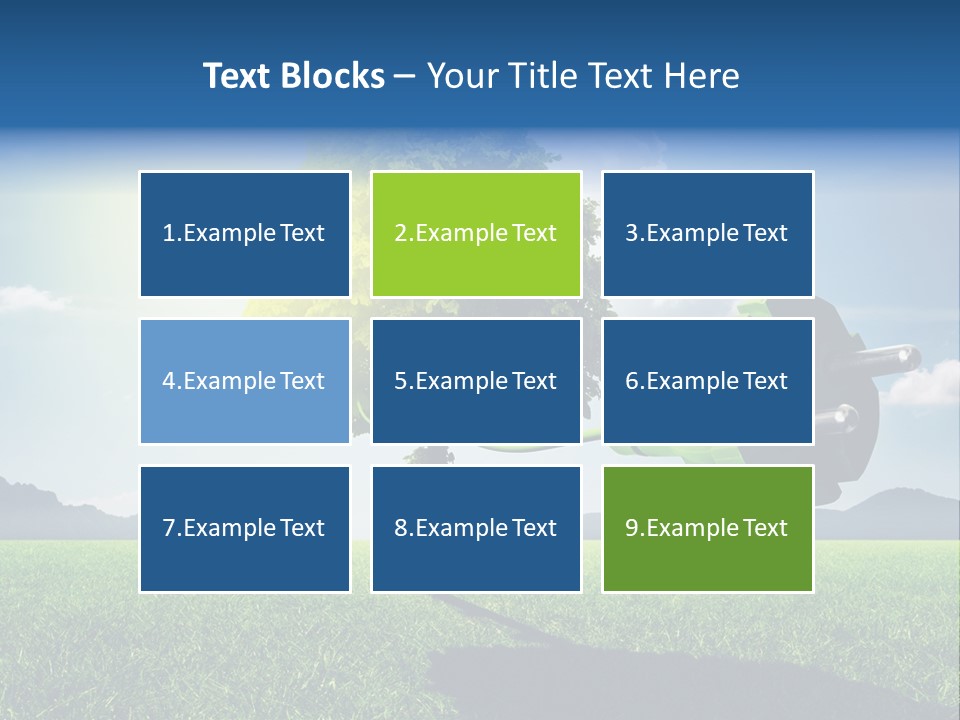 Windenergie Windig Himmel PowerPoint Template