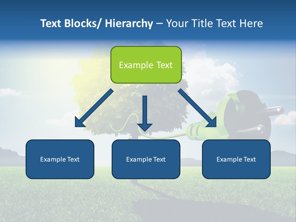 Windenergie Windig Himmel PowerPoint Template
