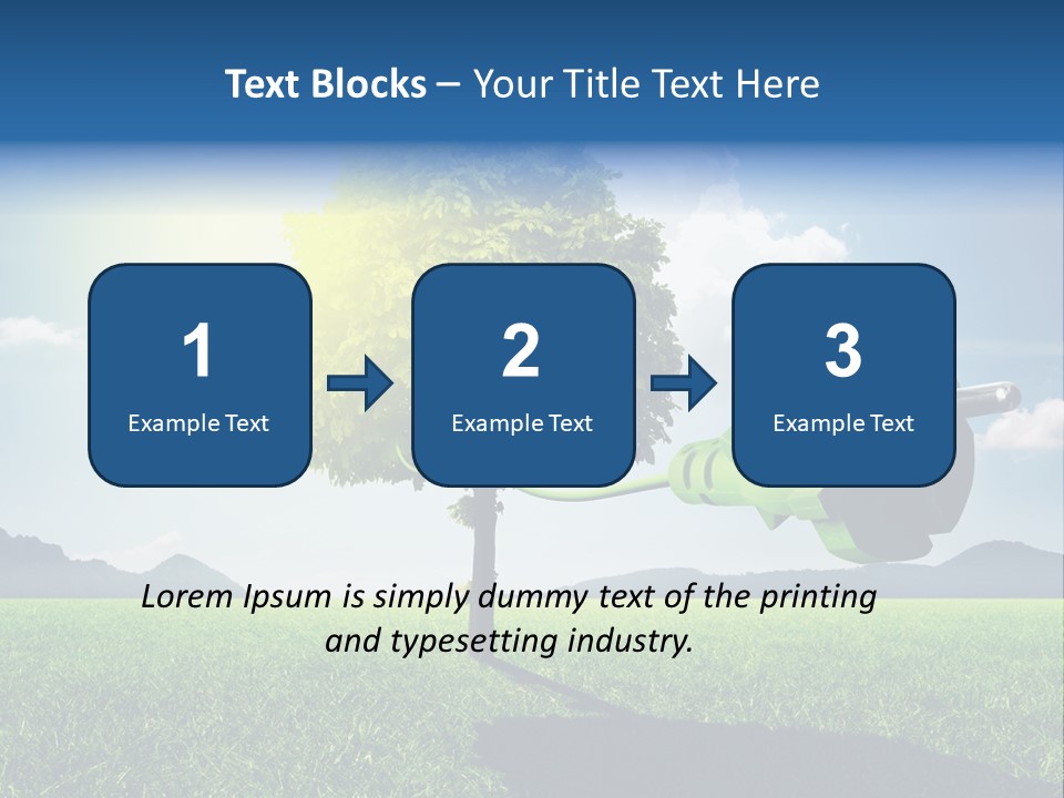 Windenergie Windig Himmel PowerPoint Template