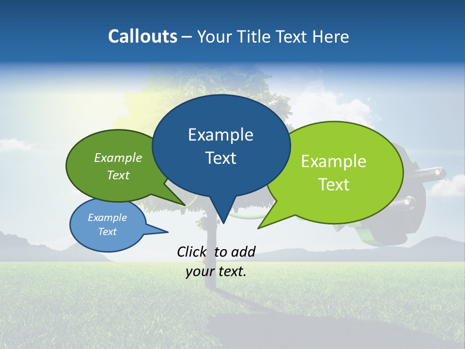 Windenergie Windig Himmel PowerPoint Template