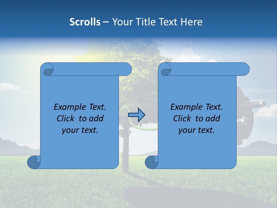 Windenergie Windig Himmel PowerPoint Template