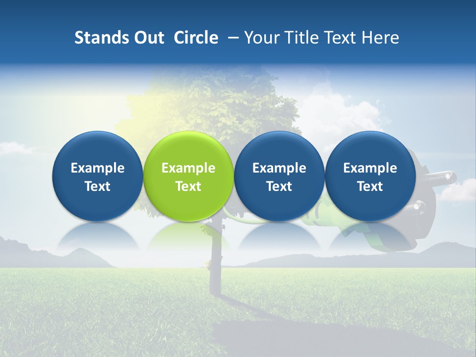 Windenergie Windig Himmel PowerPoint Template