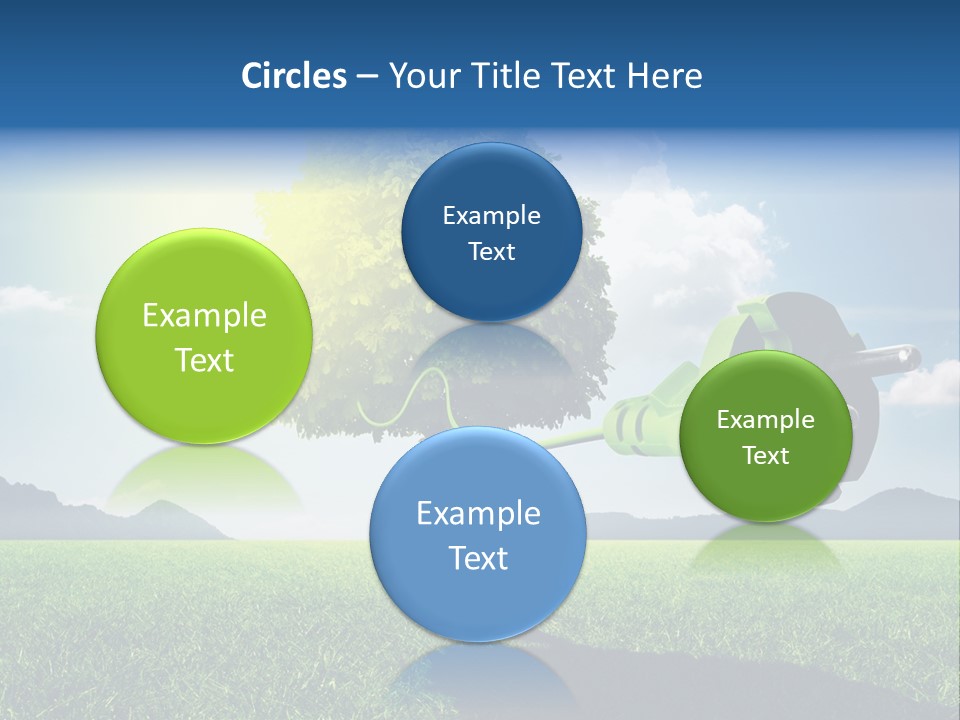 Windenergie Windig Himmel PowerPoint Template