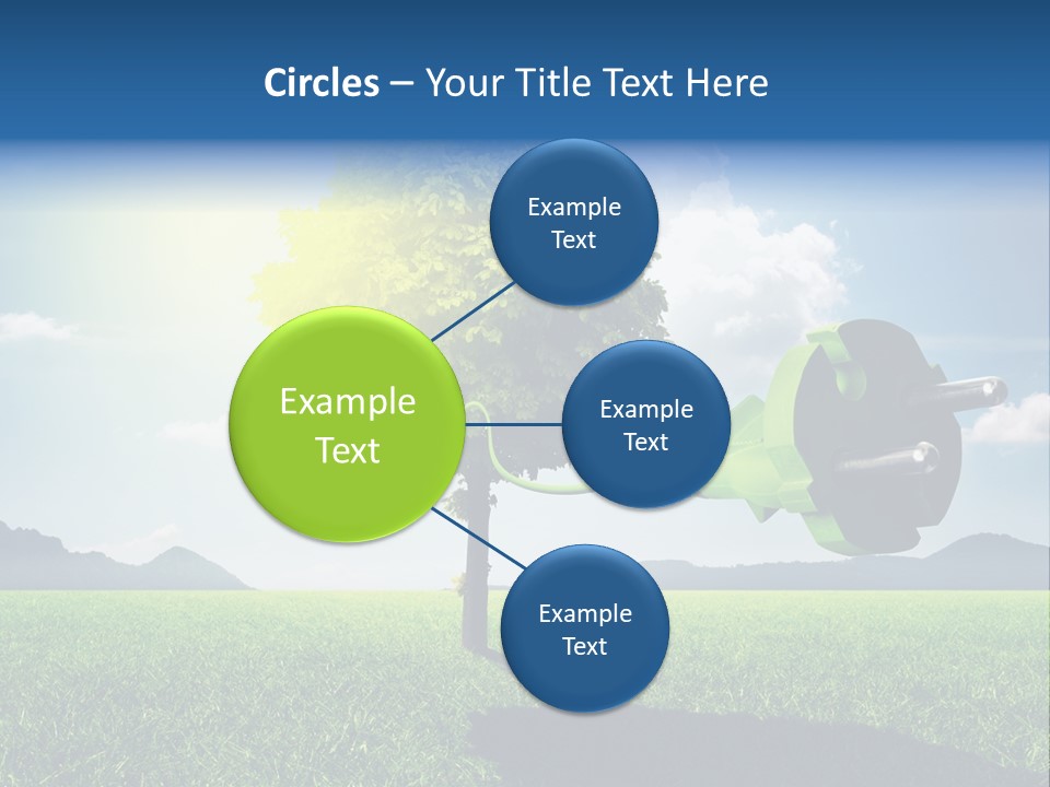 Windenergie Windig Himmel PowerPoint Template