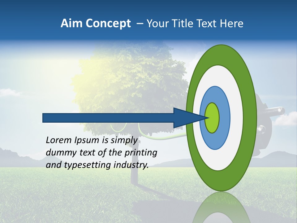 Windenergie Windig Himmel PowerPoint Template