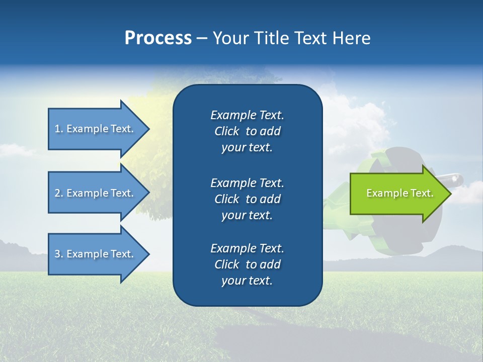 Windenergie Windig Himmel PowerPoint Template