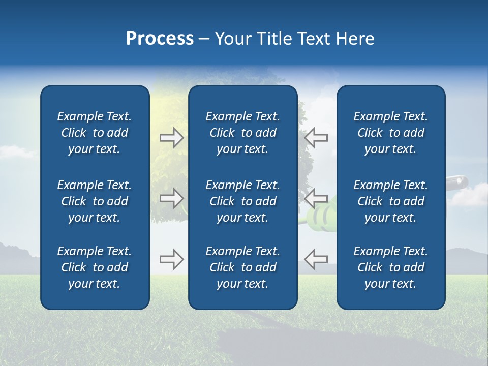 Windenergie Windig Himmel PowerPoint Template