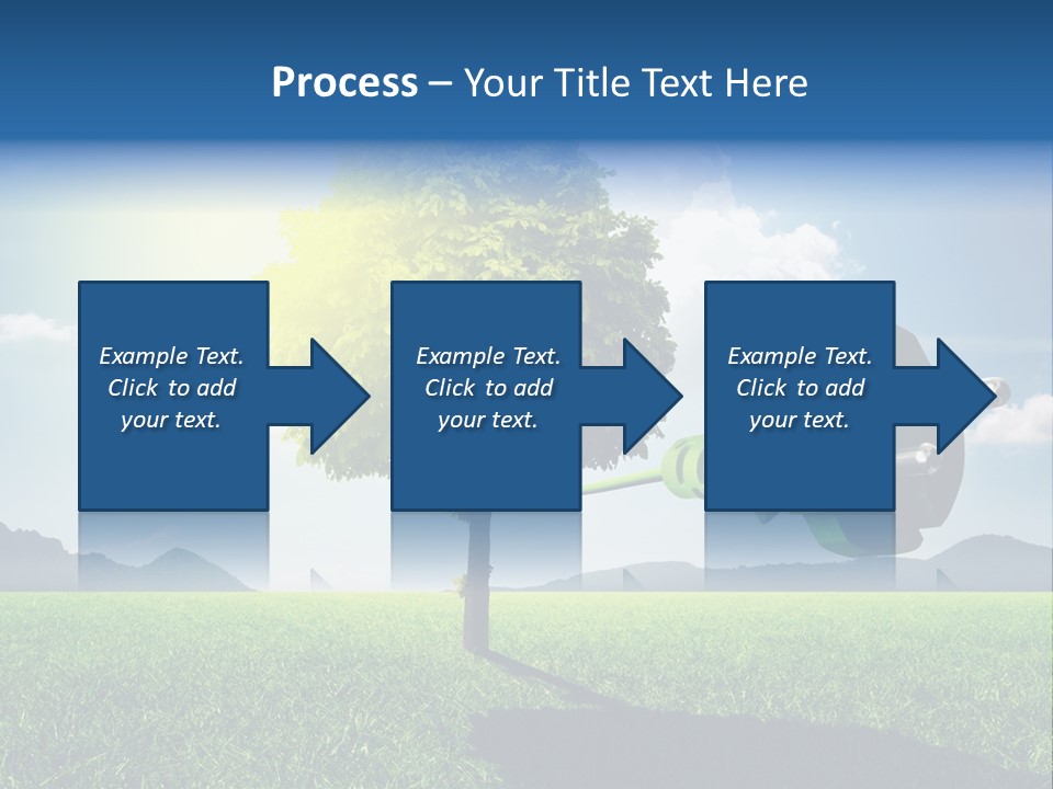Windenergie Windig Himmel PowerPoint Template