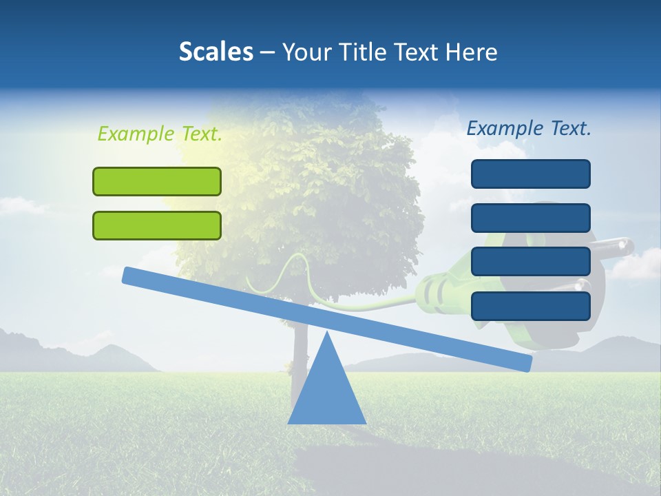 Windenergie Windig Himmel PowerPoint Template