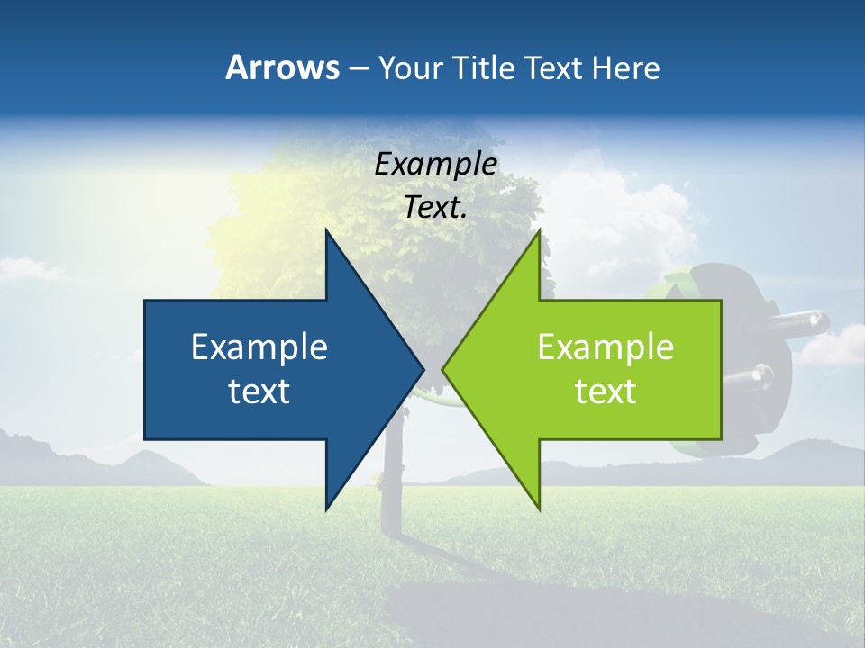 Windenergie Windig Himmel PowerPoint Template
