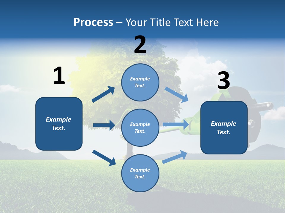 Windenergie Windig Himmel PowerPoint Template