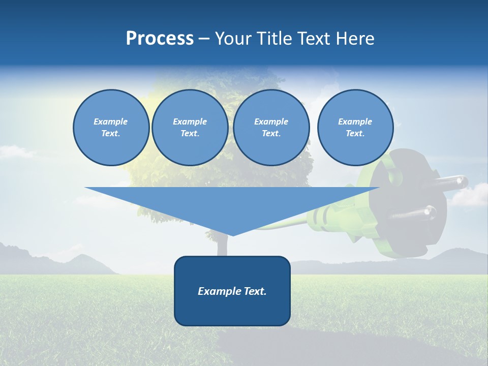 Windenergie Windig Himmel PowerPoint Template