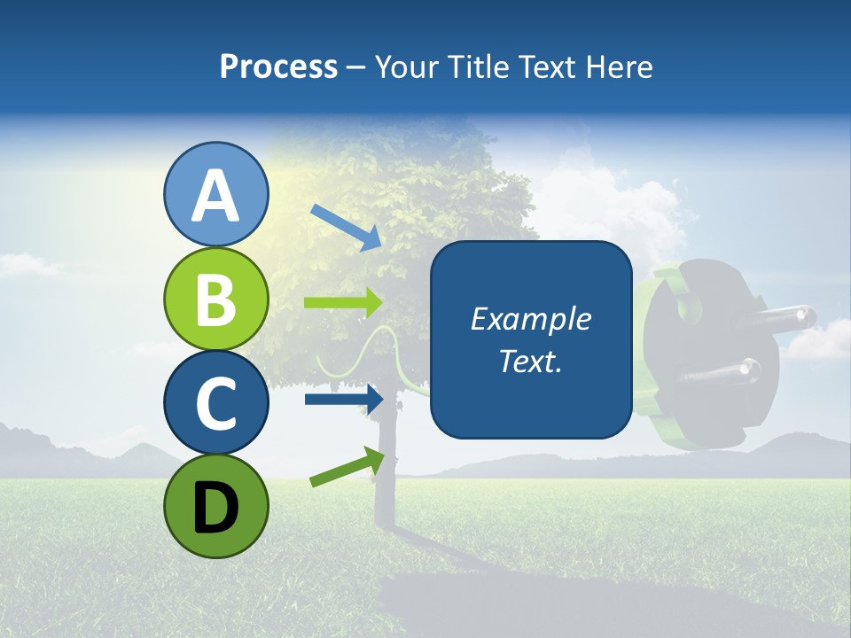 Windenergie Windig Himmel PowerPoint Template