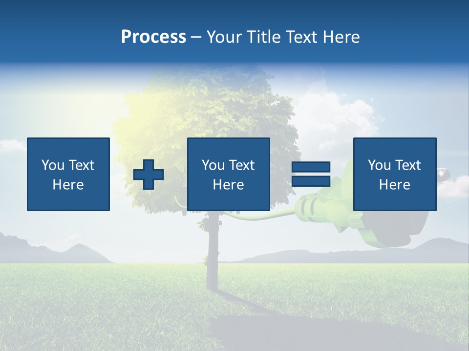 Windenergie Windig Himmel PowerPoint Template