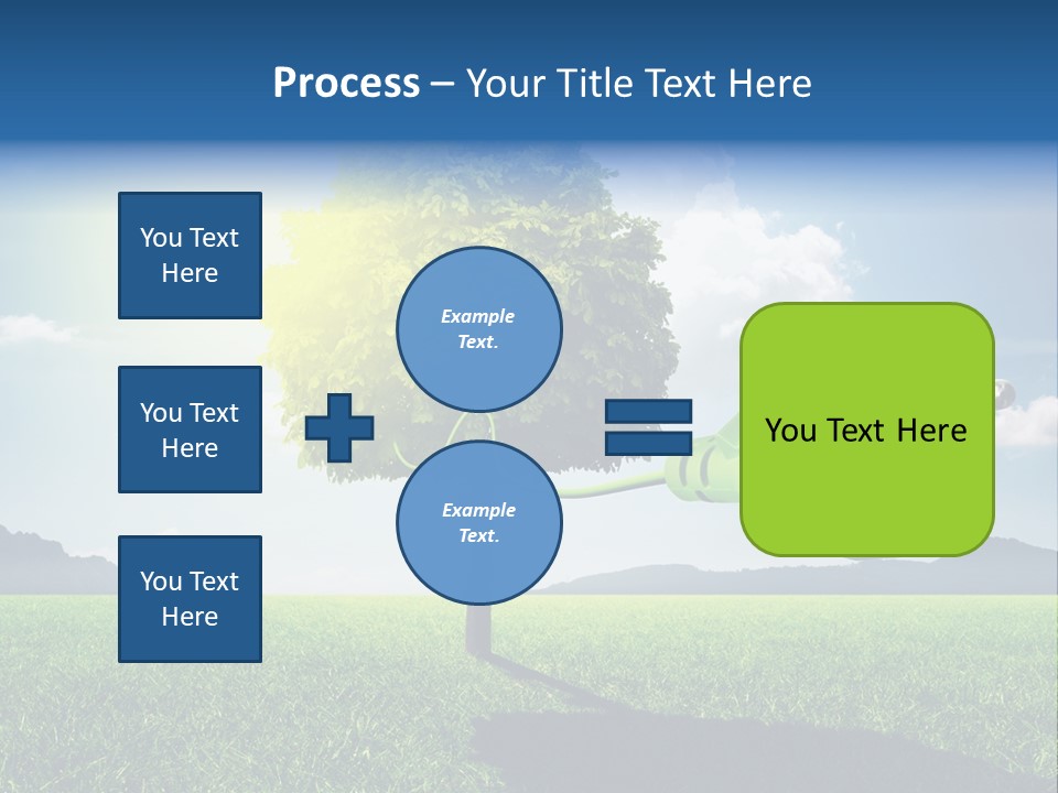Windenergie Windig Himmel PowerPoint Template