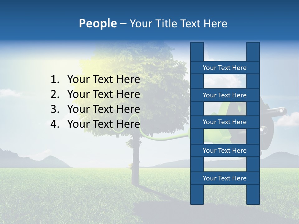 Windenergie Windig Himmel PowerPoint Template