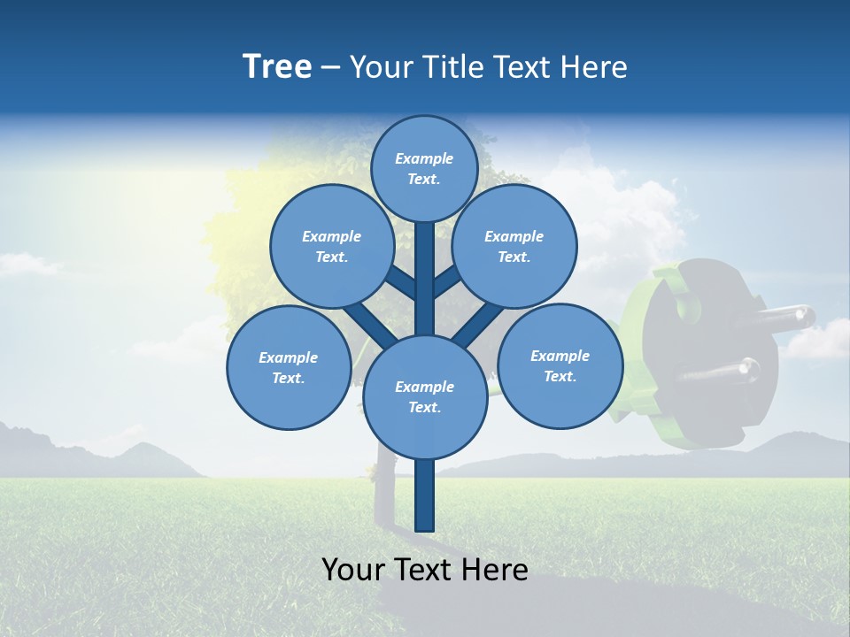 Windenergie Windig Himmel PowerPoint Template