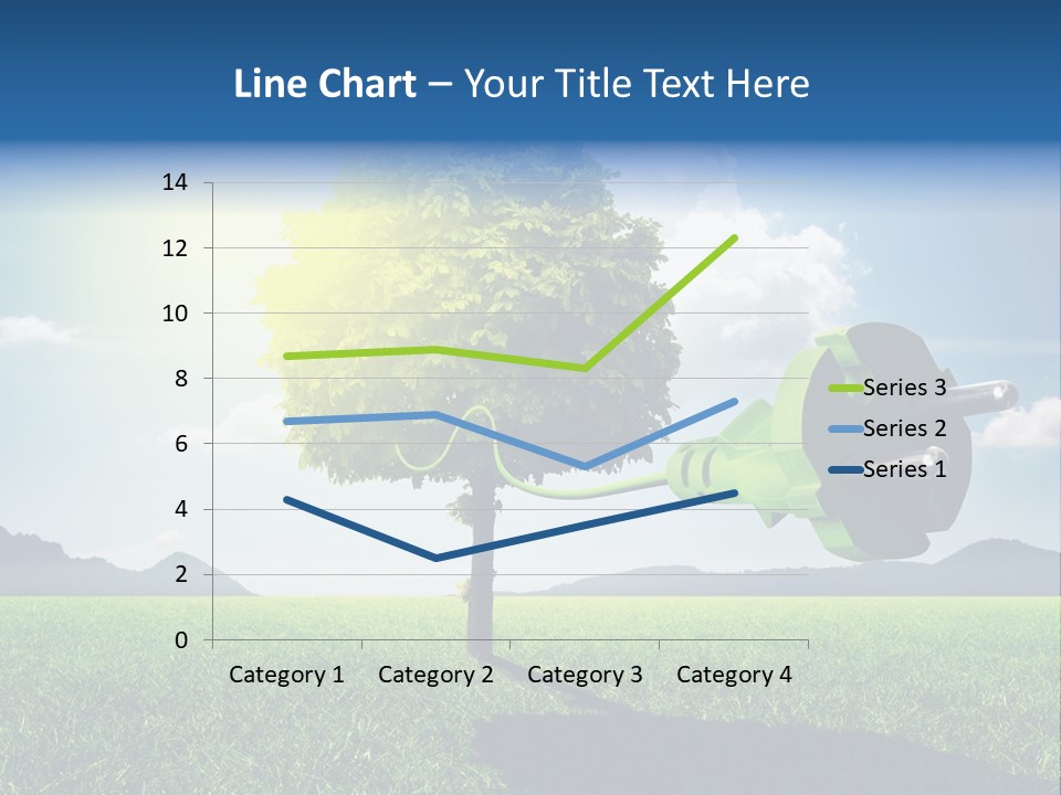 Windenergie Windig Himmel PowerPoint Template
