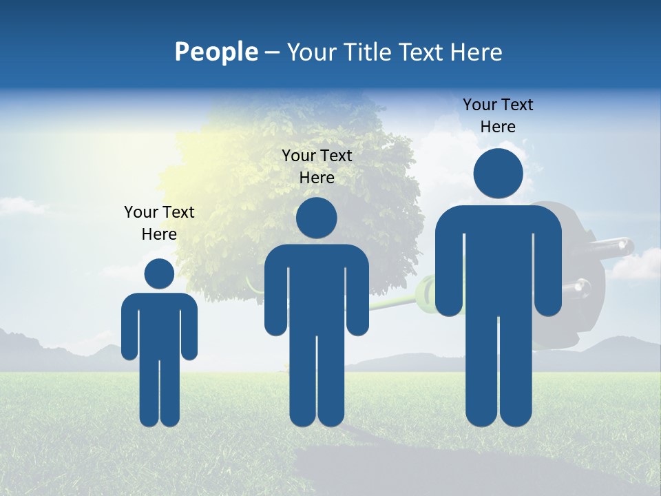 Windenergie Windig Himmel PowerPoint Template