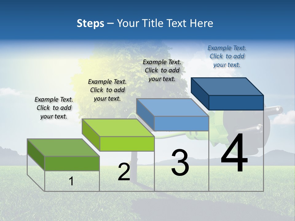 Windenergie Windig Himmel PowerPoint Template