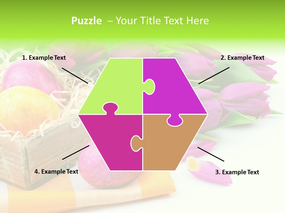 Flower Plant Spring Bouquet PowerPoint Template